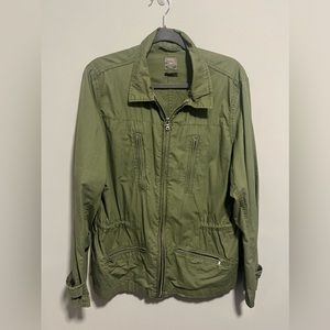 Gap- olive green utility jacket. Size XL
